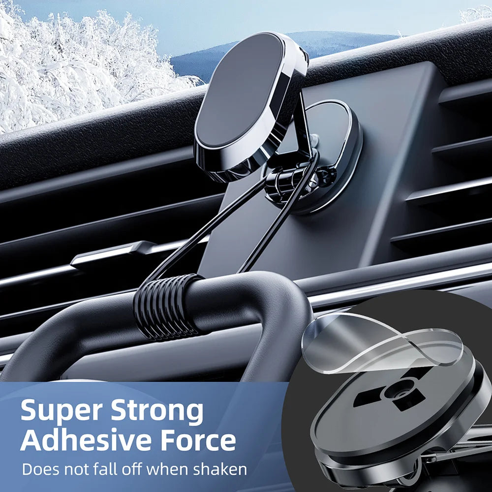Magnetic Car Phone Holder – Foldable GPS Bracket for iPhone & Samsung Car Phone Mount Zpaxo
