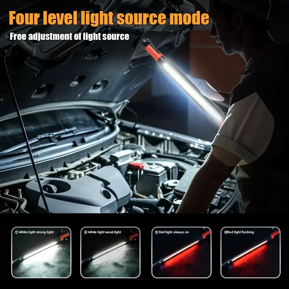KDULIT Magnetic LED Work Light – 700 Lumen Rechargeable Torch