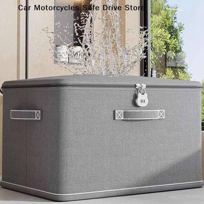 Large Lockable Box Clothes Organizer Password Lock Pants Sweater
