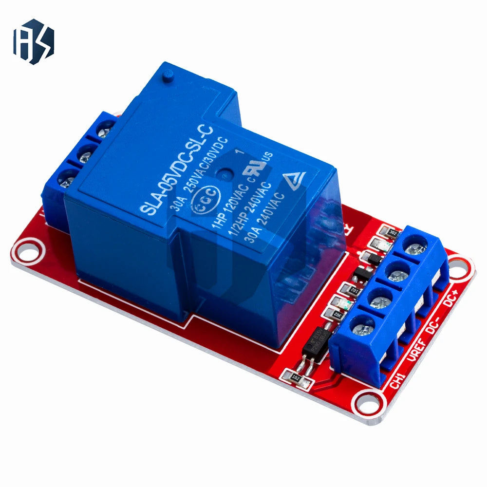 1PC 30A Dual-Channel Optocoupler Relay Module – 5V/12V Isolated Control, High & Low Level Trigger Compatible Zpaxo