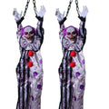 Halloween Voice-activated Light-emitting Sound Hanging Ghost Horror