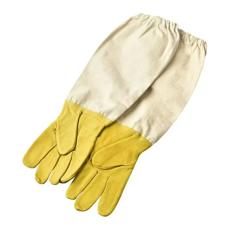 1Pair Soft Hand Straight Thumb Beekeeper Beekeeping Bee Keeping Zpaxo