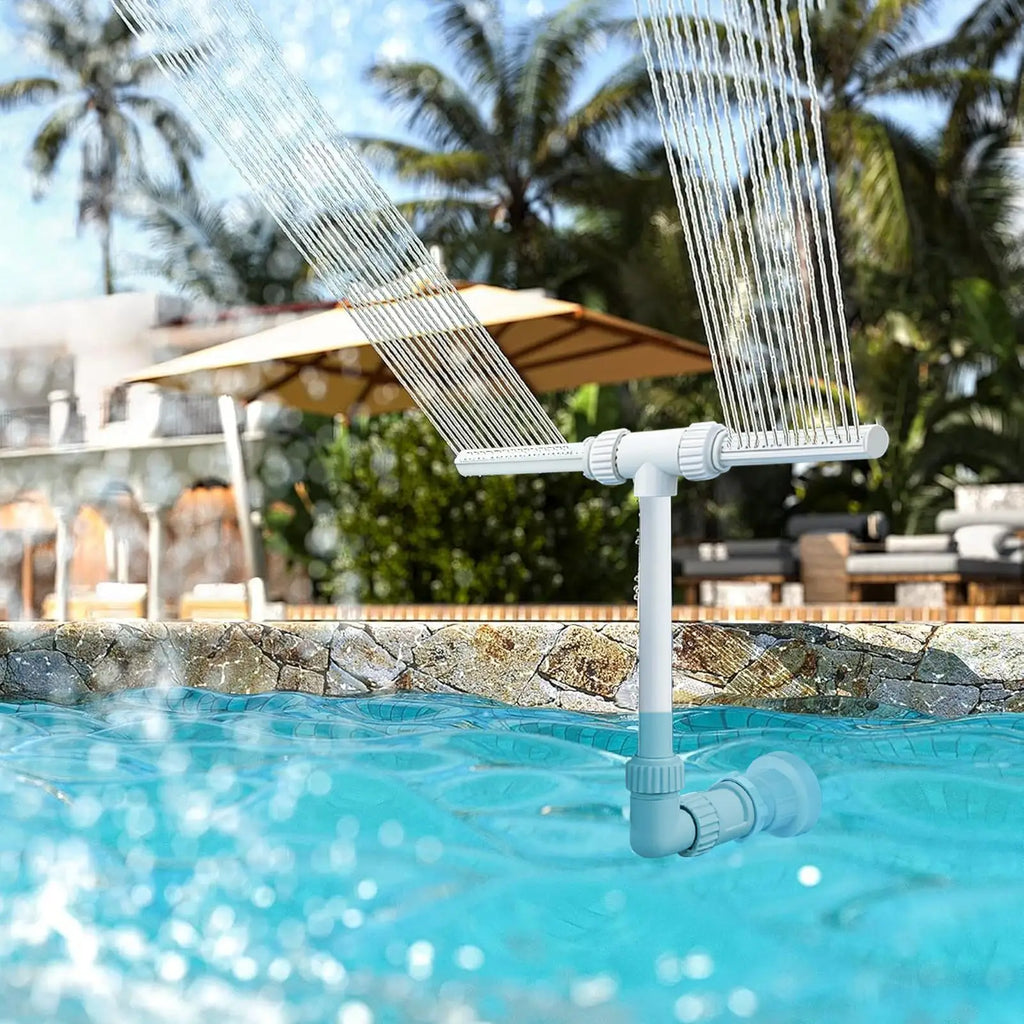 Pool Fountain Double Spray Waterfall Cooler Jet Durable Brass