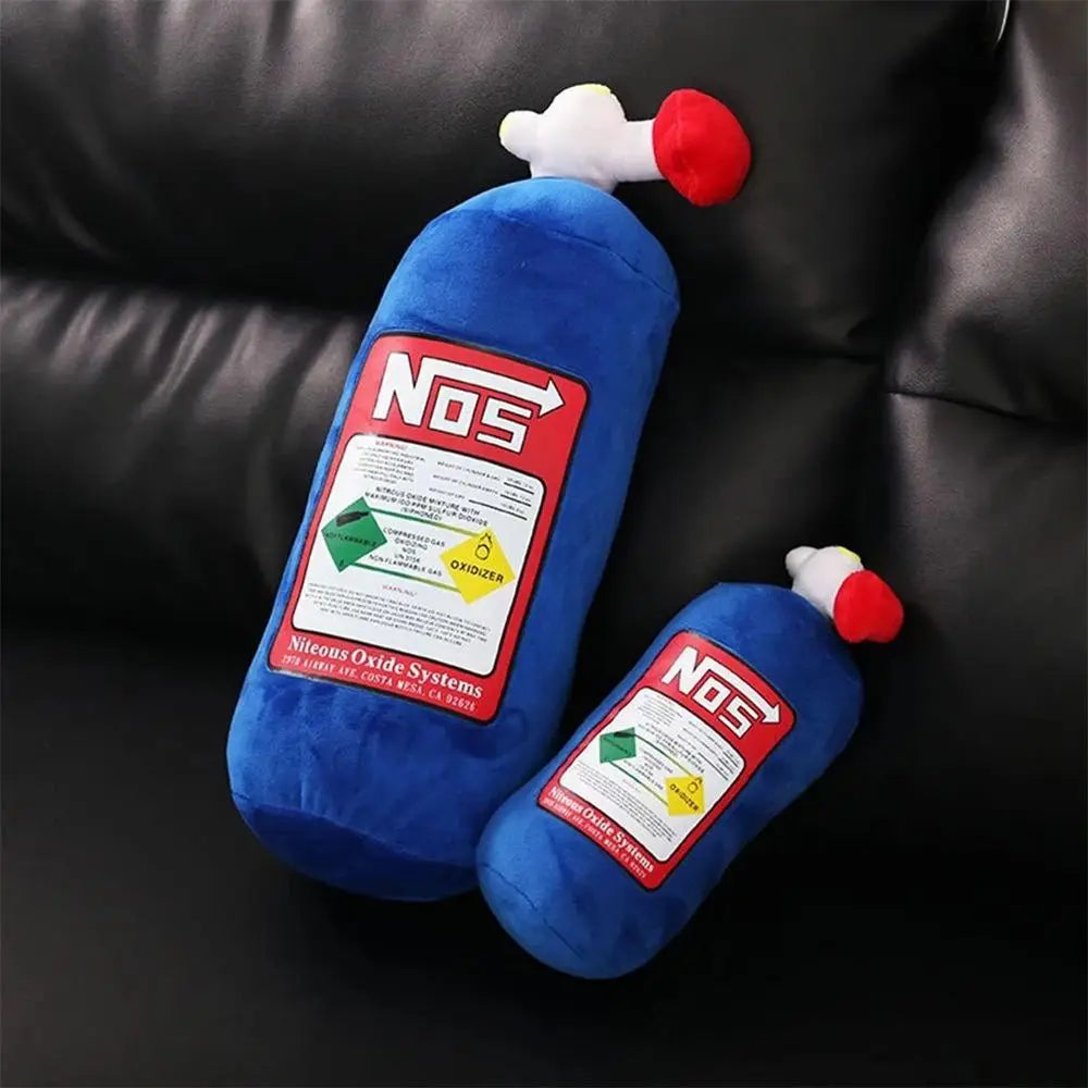 Car Decor NOS Bottle NOS Nitrous Oxide Bottle Toys Car Seat Supports Waist Cushion Car Neck Pillow Cat Headrest Zpaxo