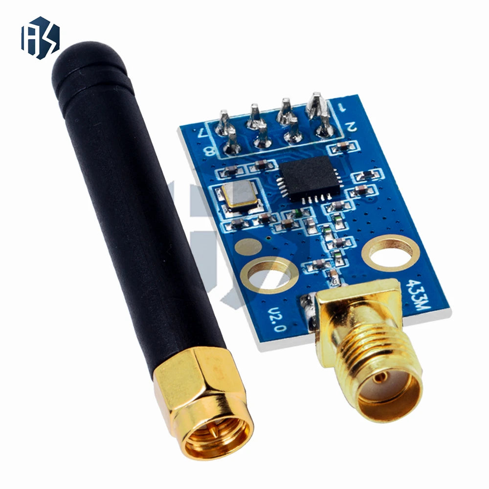 CC1101 10mW Wireless Module 433MHZ 868MHZ 300-1000M Long Distance Transmission With SMA Antenna Wireless Transceiver Module Zpaxo