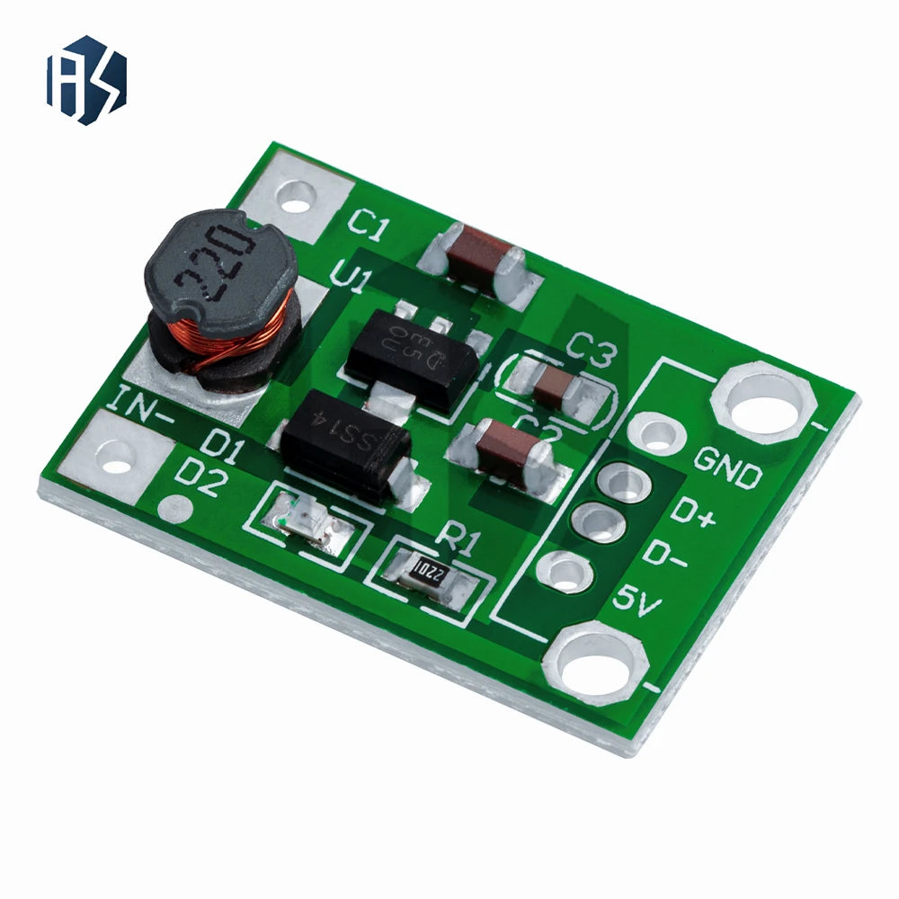 1.5V-5V to 5V DC-DC Boost Module – 600mA 93% High Efficiency Mini Converter for Arduino DIY Zpaxo