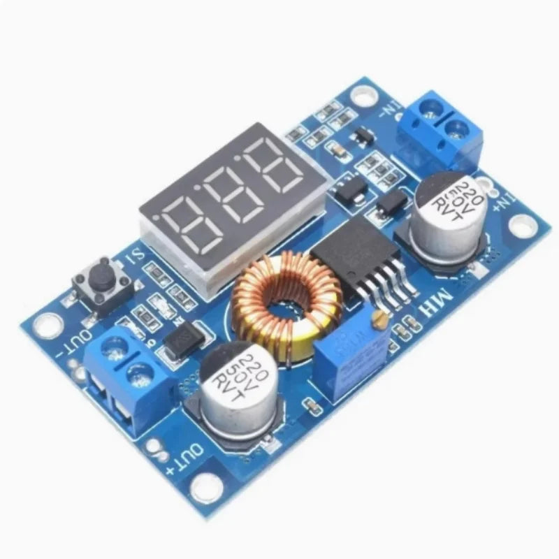 5A High-power 75W DC-DC Adjustable Voltage Regulator Module Voltmeter Zpaxo