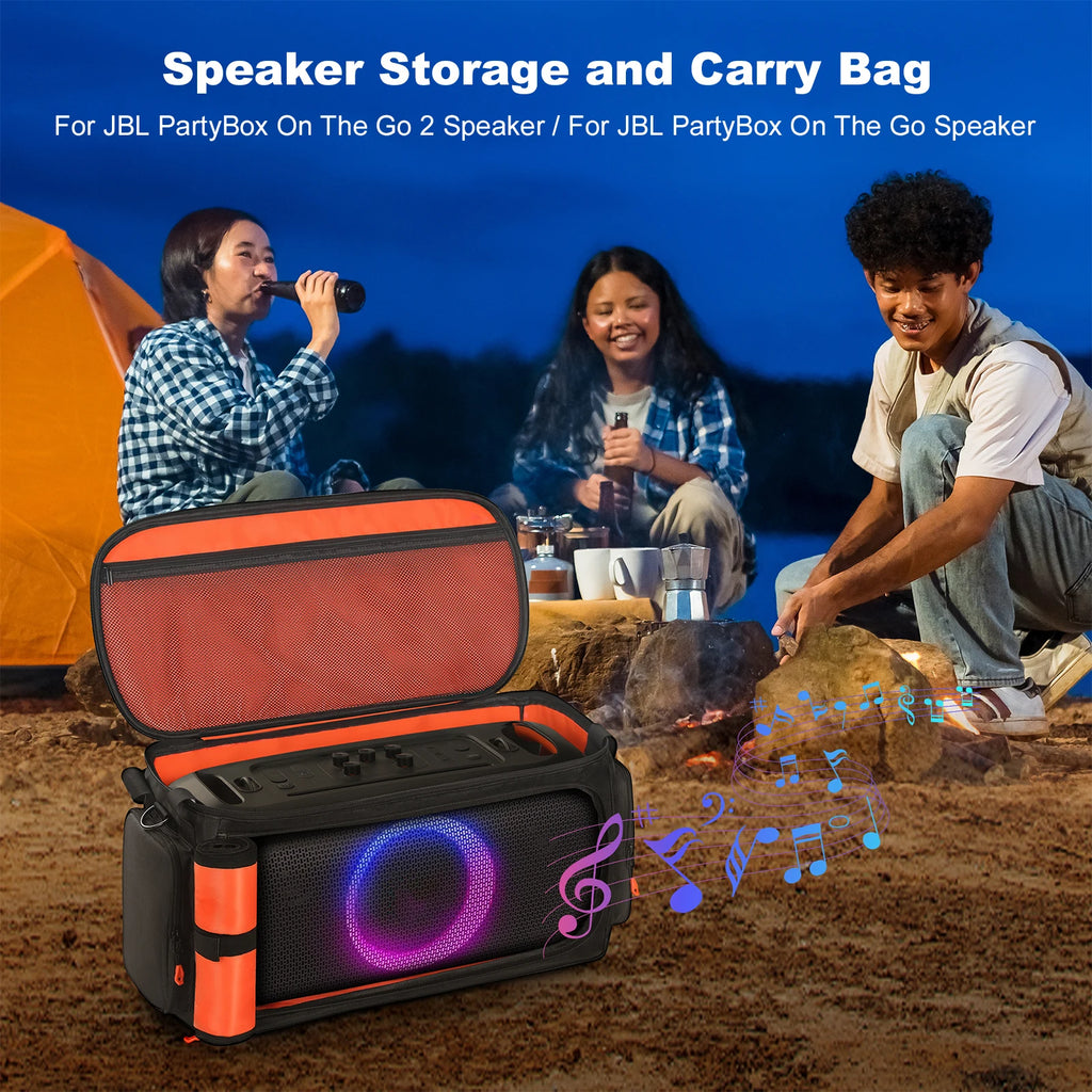 Portable Speaker Carry Tote Bag Shockproof Protective Shoulder Strap