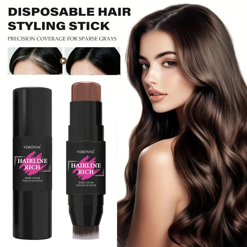 Hair Line Repair Stick Pen Black Root Cover Up Natural Hair Filling Hairline Shadow Powder Hair Coverage Hairline Rich Stick Zpaxo