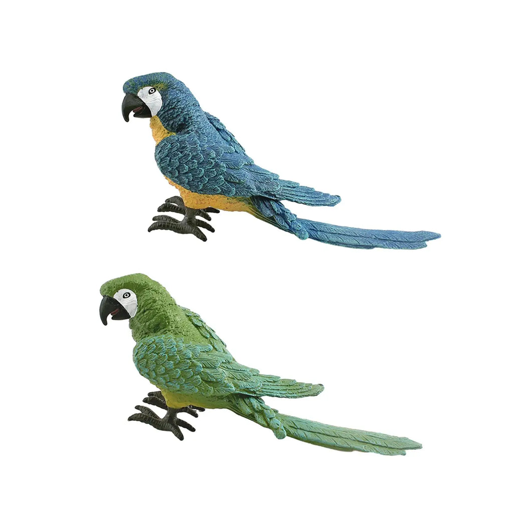 Artificial Parrot Model Bird Ornaments Cute Crafts Fake Parrot Decor Model for Garden Home Backyard Porch Indoor Outdoor Zpaxo