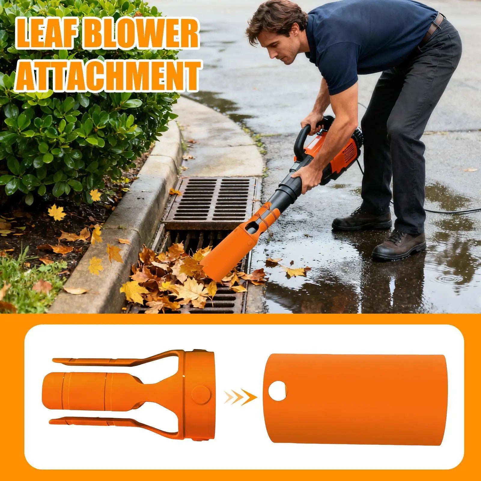 Universal Leaf Blower Nozzle Attachment Turbo Air Flow Booster