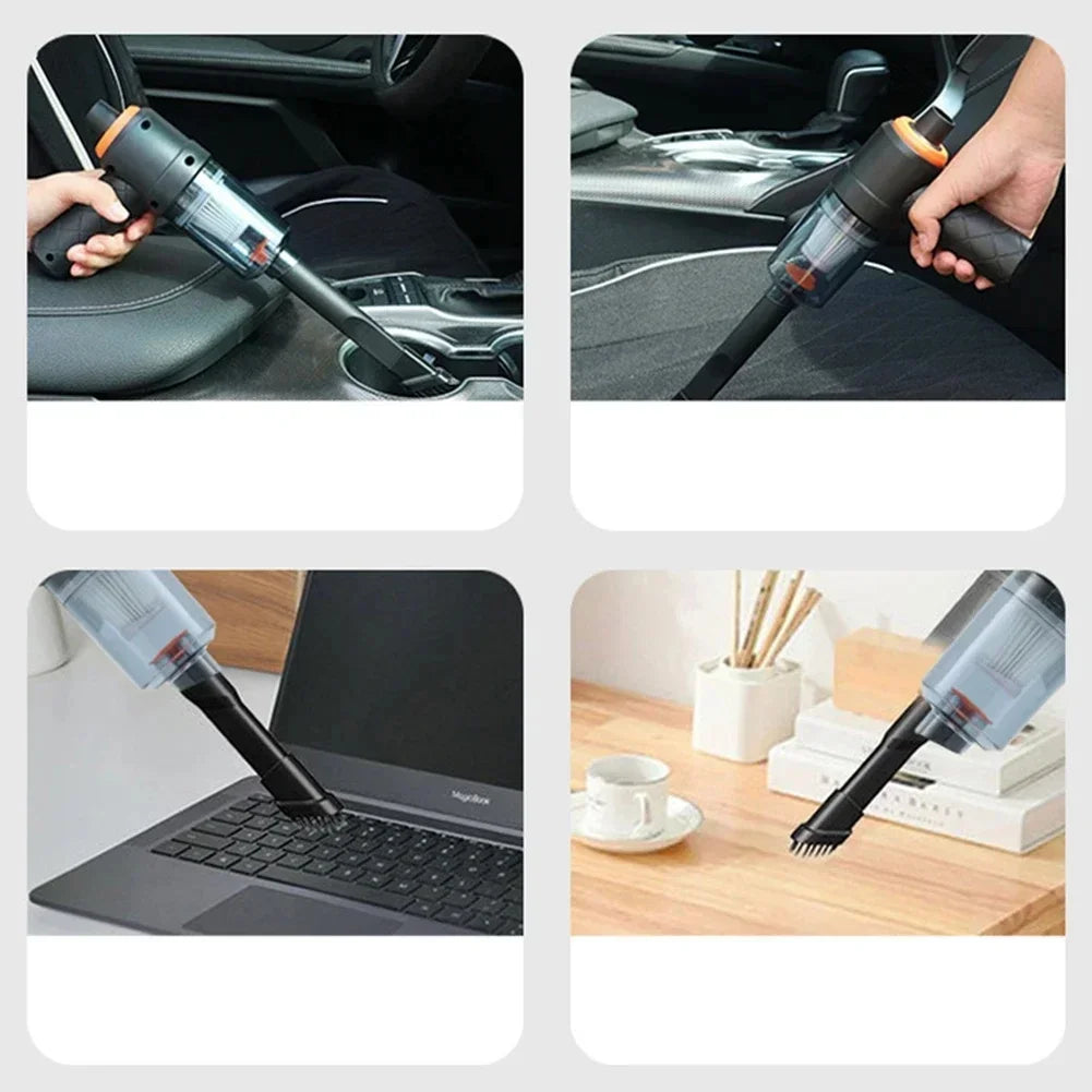 6000Pa Wireless Car Vacuum Cleaner Cordless Handheld Cleaning Robot