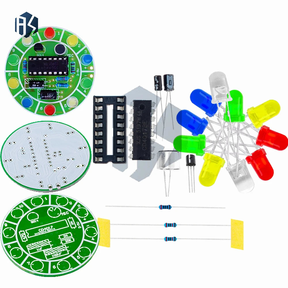 Sound Activated Rotating LED Light Module Colorful Effects Kit for Arduino & DIY Electronics Zpaxo