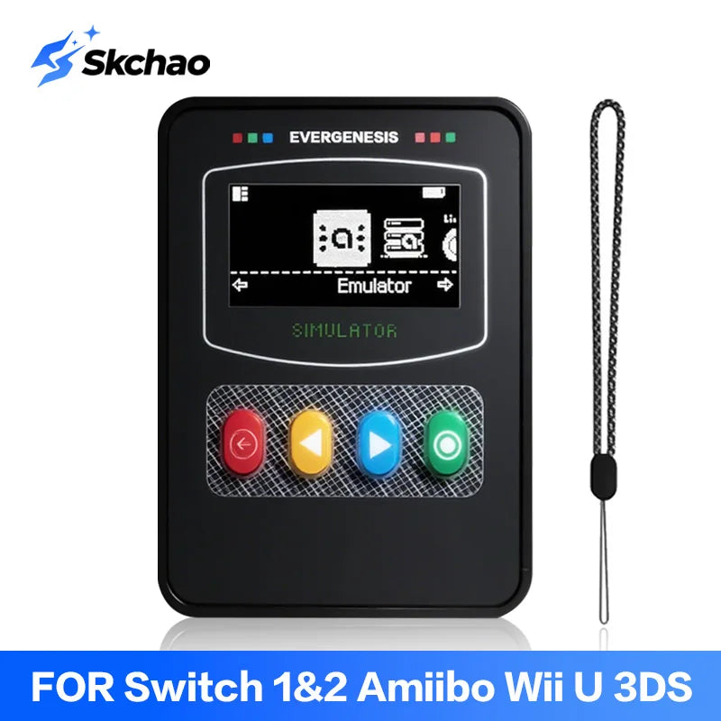 Rechargeable Smart Button Simulator for Amiibo NFC Emulator Universal Writer For Switch2/Switch WiiU 3DS game accessories. Zpaxo