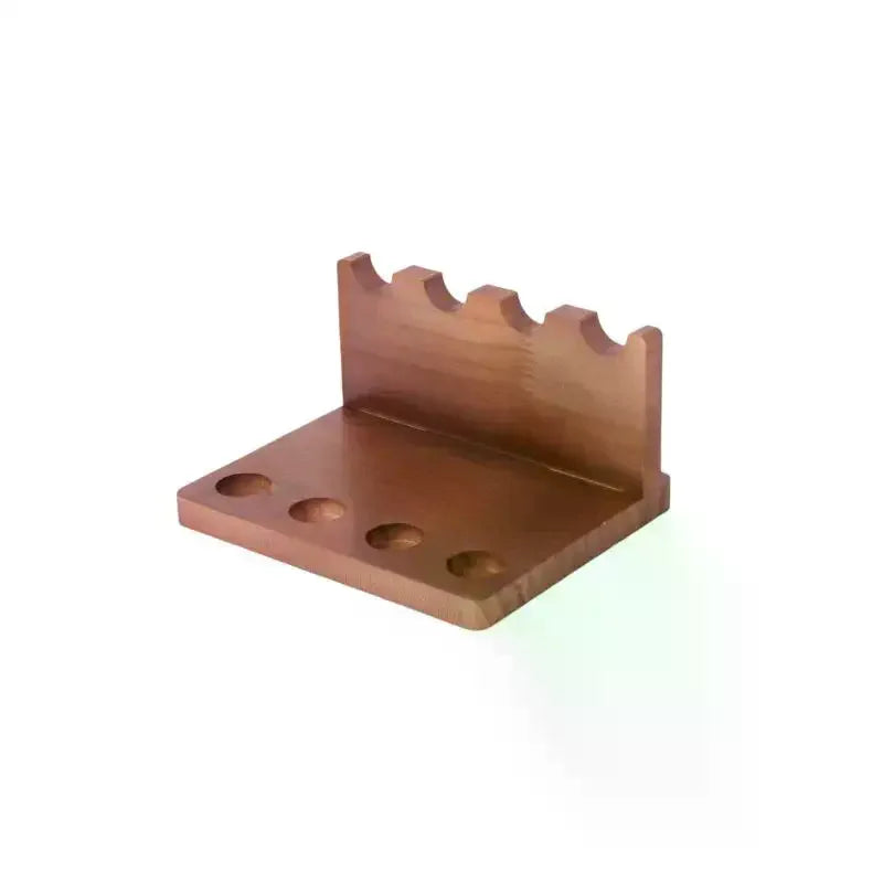 1PC Walnut Wood Multifunction Desk Organizer - Pen Holder, Phone Stand & Storage Solution For Office And School Zpaxo
