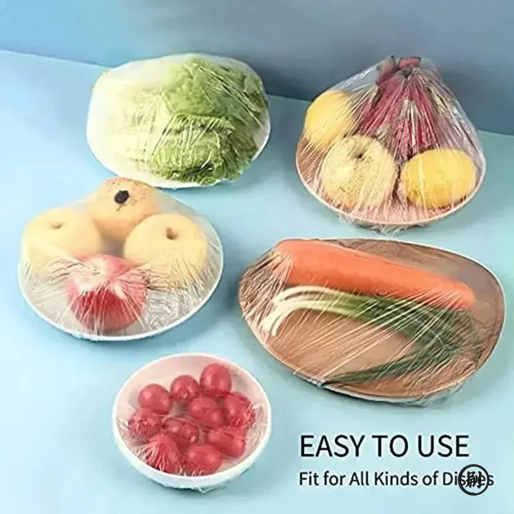 Reusable Stretch Lids & Disposable Shower Caps – 100/200pc