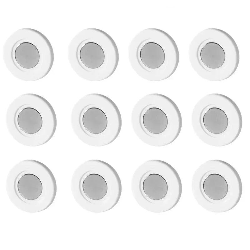 Magnetic Adhesive Remote Control Holder Strong Hold Wall Mounted Non-drill Remote Organizer for Home Office Zpaxo 12Pcs