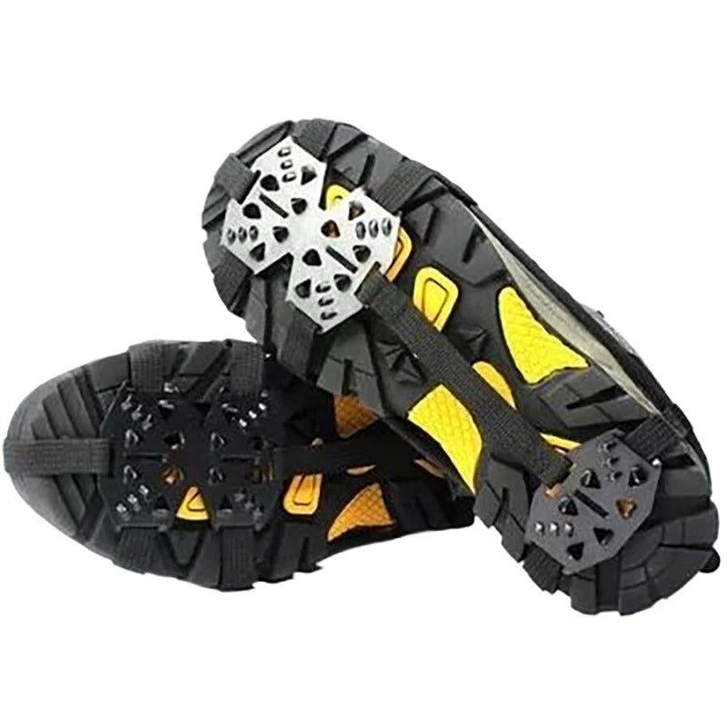 Hiking Ice Grips 24 Teeth Climbing Shoe Spikes Chain M L Crampons Zpaxo