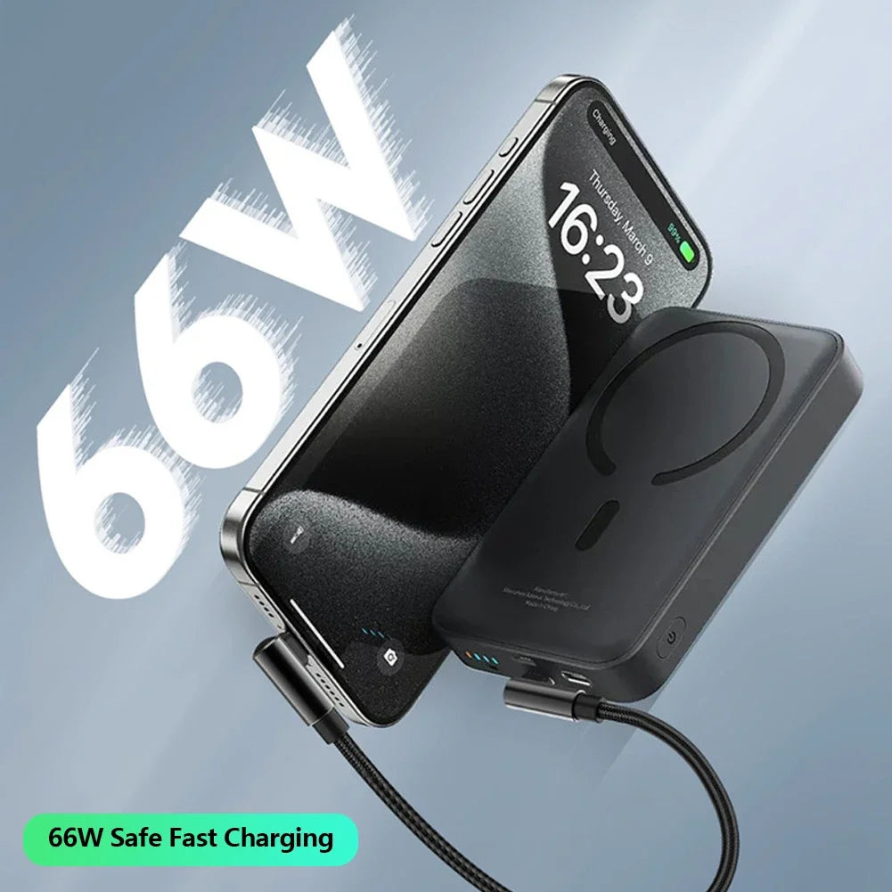 90° Right-Angle 66W 6A USB-C Fast Charging Cable | 25/50cm
