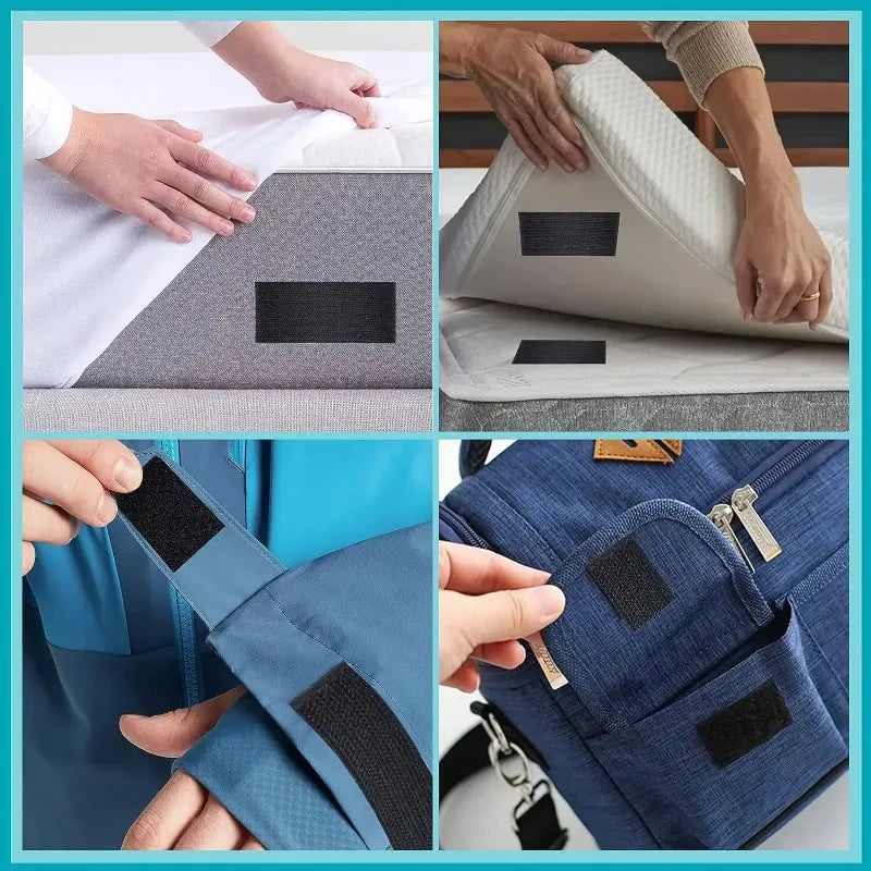 1/3/5M Strong Self-adhesive Fastener Tape Hook and Loop Magic Nylon Sticker Tape Adhesive with Glue Strap for DIY 20MM Zpaxo