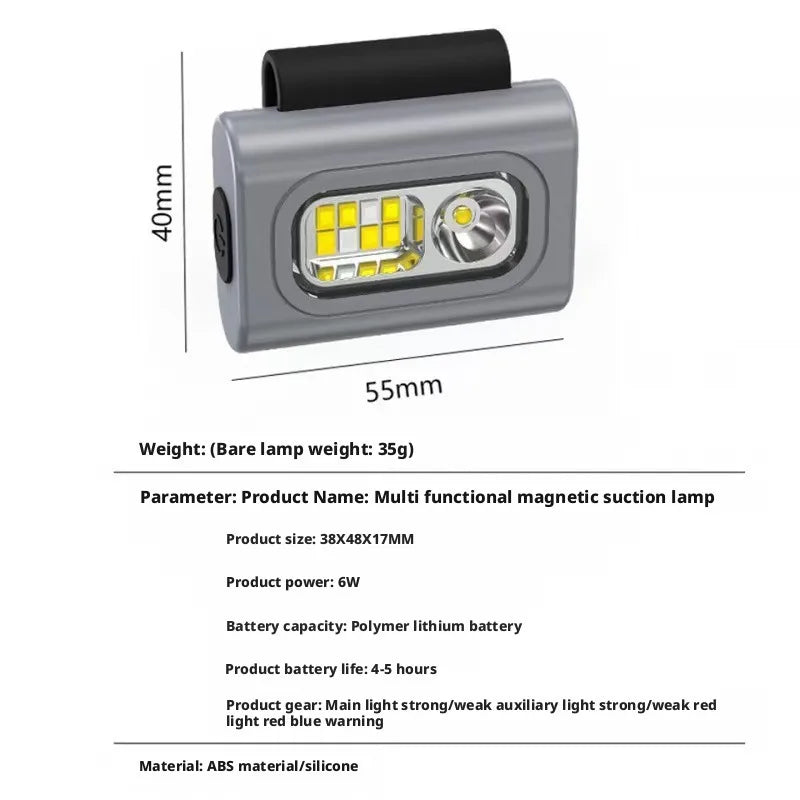 SHINEKNOT Magnetic LED Chest Lamp – Night Running & Fishing Portable LED Chest Lamp Zpaxo