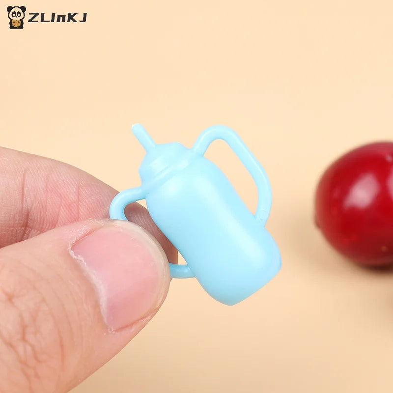 ▶9Pcs Mini Doll Pacifier Baby Tableware Set Play House Supplies Dummy Nipples For Dolls Kids Toy Baby Pacifier Accessories Zpaxo