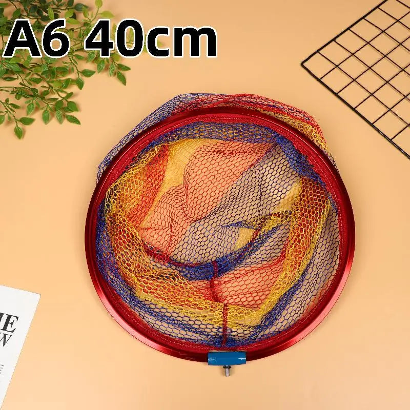 Aluminum Alloy Ultralight Fishing Landing Net Head – Colorful