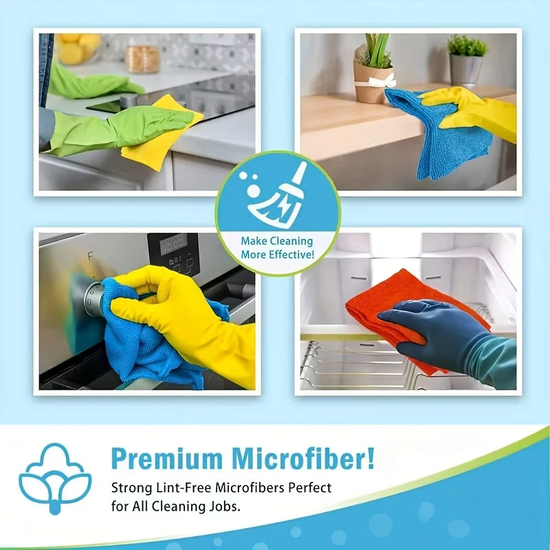 15pcs Multi-Purpose Cleaning Towel Set, Reusable Quick-Drying Towels, Multi-Purpose Water Absorption| Home, Kitchen, Living Room Zpaxo