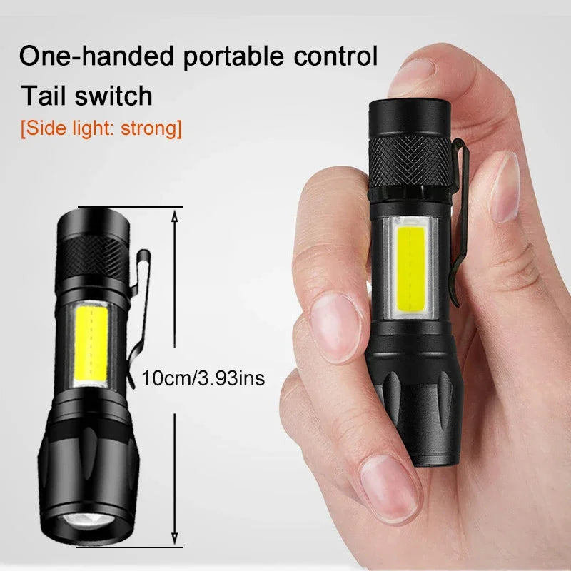 Mini USB Rechargeable LED Flashlight – 800LM Waterproof Torch LED Flashlight Torch Zpaxo