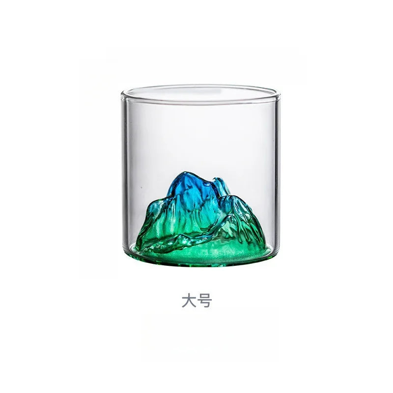 Crystal Whiskey Glass Set – Cognac, Cocktail & Ice Wine Glasses Whiskey Glass Set Zpaxo dark green 8X9cm 301-400ml