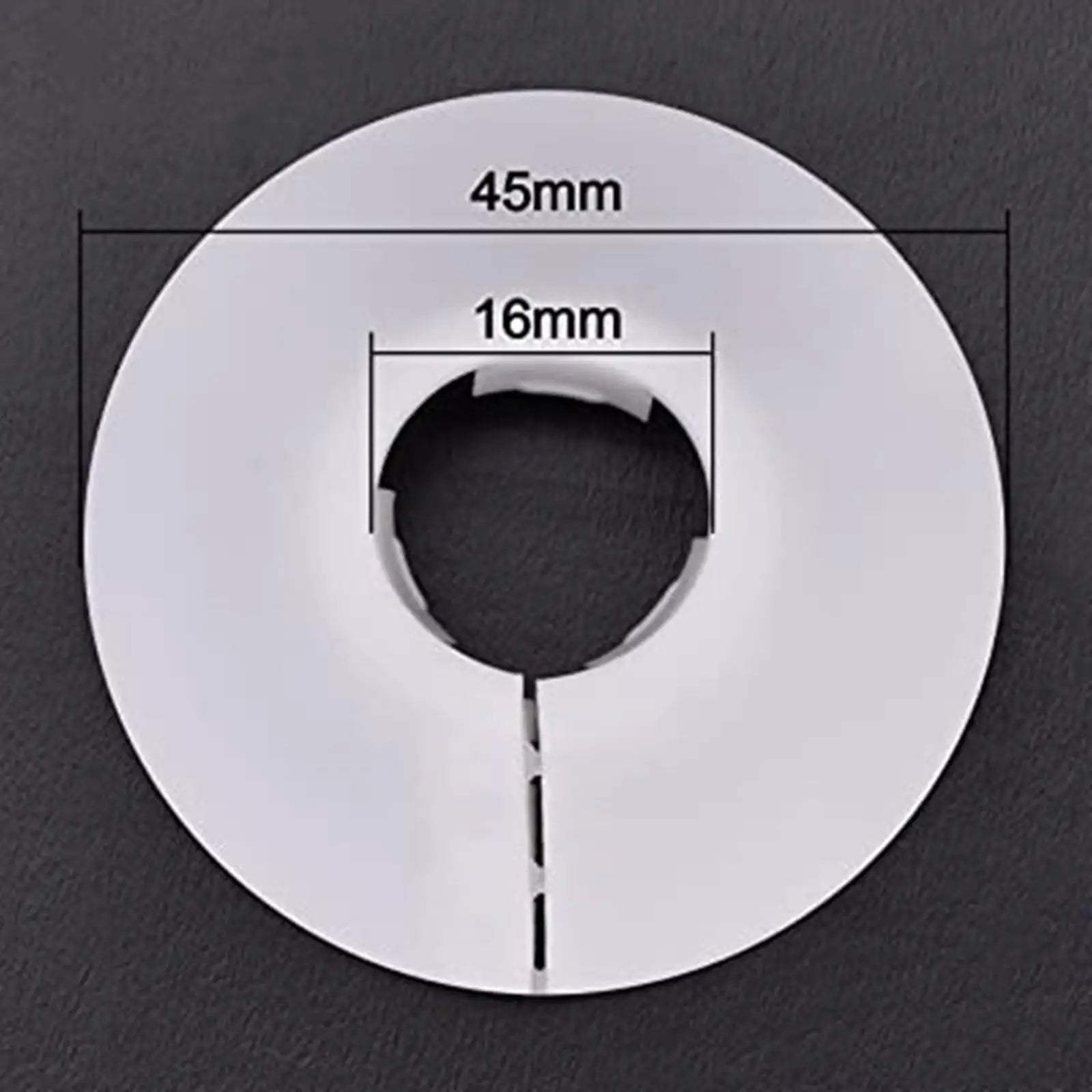 2-Pack Decorative Flange Pipe Cover Collars – PVC Wall Escutcheon Pipe Cover Collar Zpaxo