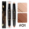 Double-ended Dual-purpose High-light Trimming Stick Three-dimensional Contour Nose Shadow Facial Shape Pencil Face Makeup Stick Zpaxo 01