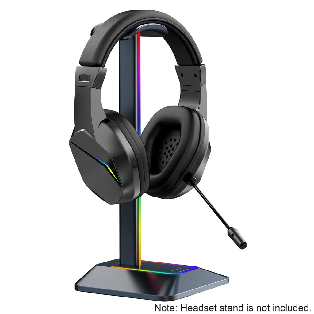 Wireless BT Gaming Headset LED Lights Low Latency Headphones Drivers