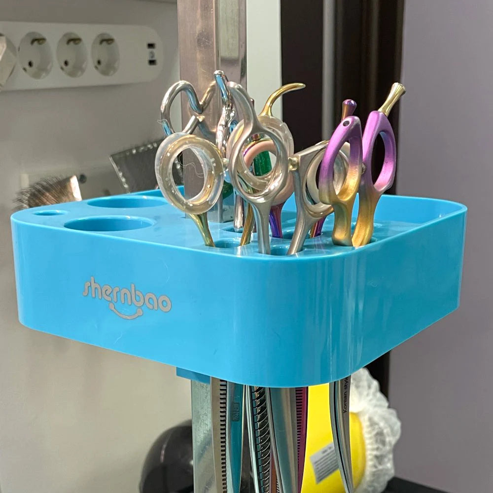 Plastic Storage Box Bracket Table Scissors Dog Comb Boxes Cat