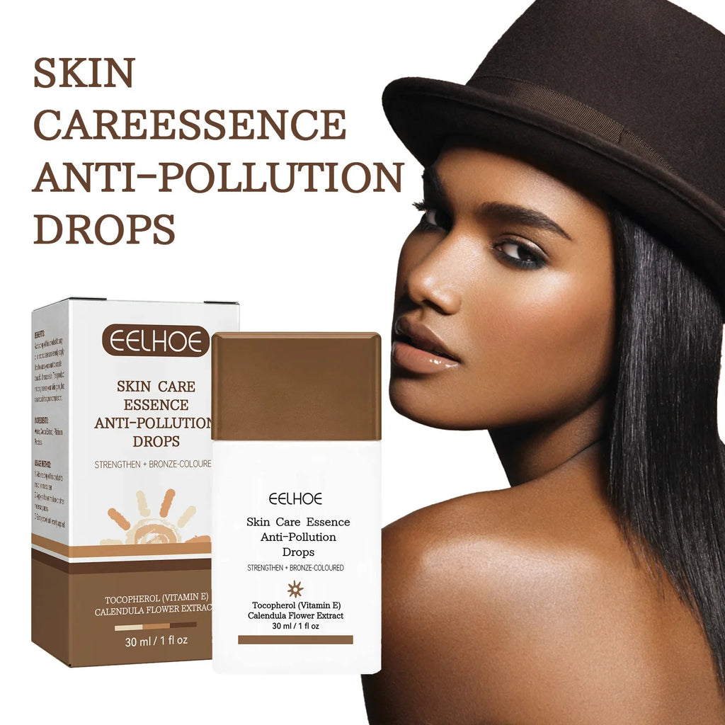 Eelhoe Peptide Self Tanning Serum Drops | Bronze Glow 30ml Self Tanning Serum Zpaxo