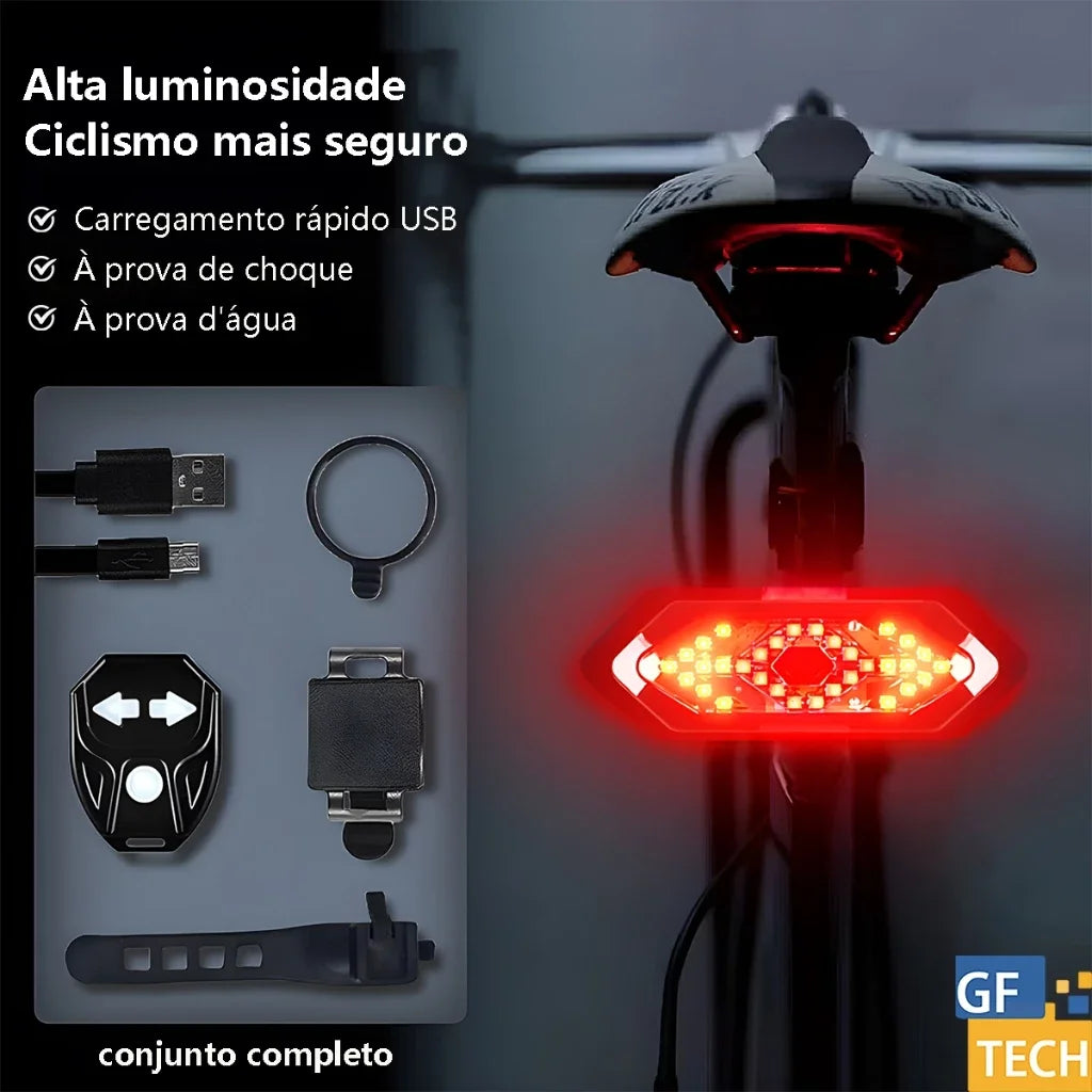 Intelligent Light Sensing Bicycle Riding TYPE-C Charging Digital Zpaxo