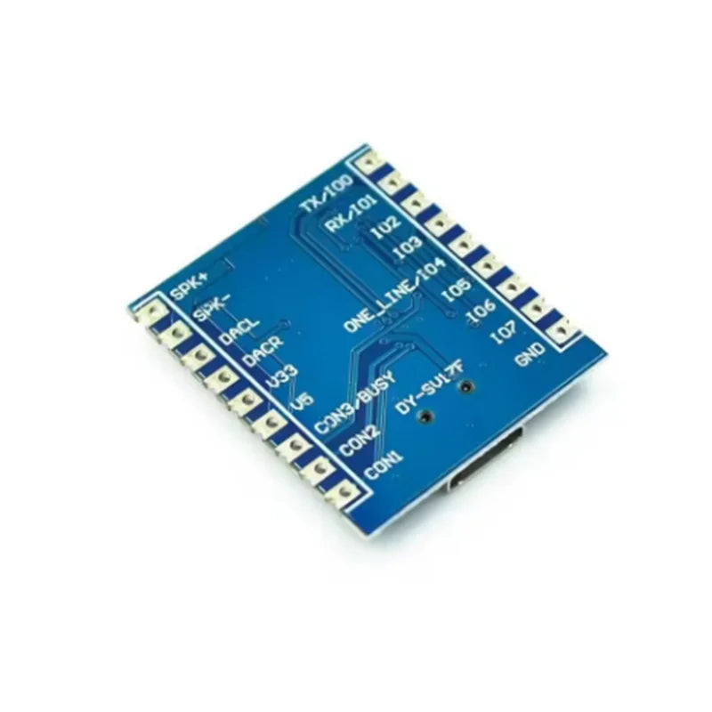 8.IO triggers serial port control USB download flash voice module DY-SV17F Voice playback module Zpaxo