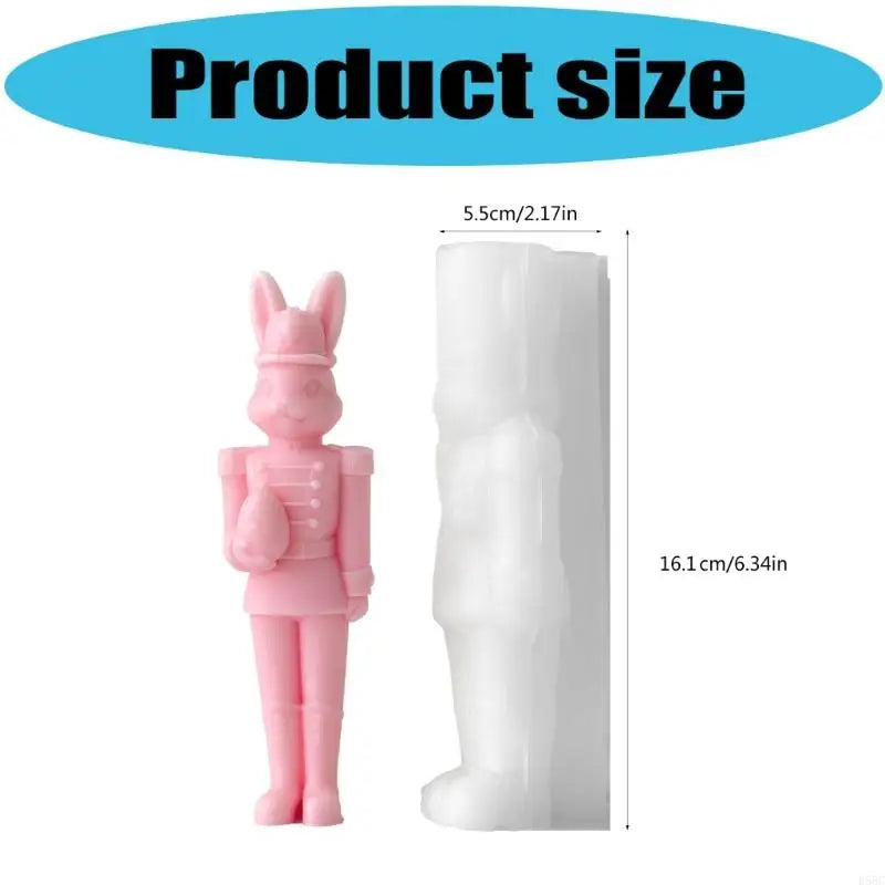 Silicones Easters Bunnies Nutcrackers Mold Easy Crafting Projects