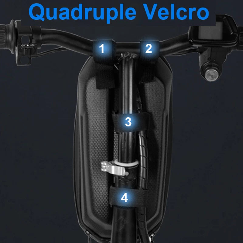 Electric Scooter Front Bag Waterproof EVA Hard Shell Bags Reflective Handlebar Hanging Bag Storage Accessories For Xiaomi M365 Zpaxo