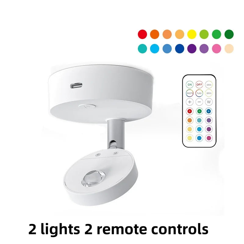 13-Color Remote LED Magnetic Lamp – Dimmable Wine Cabinet Light LED Magnetic Spotlight Zpaxo 3 China Mainland