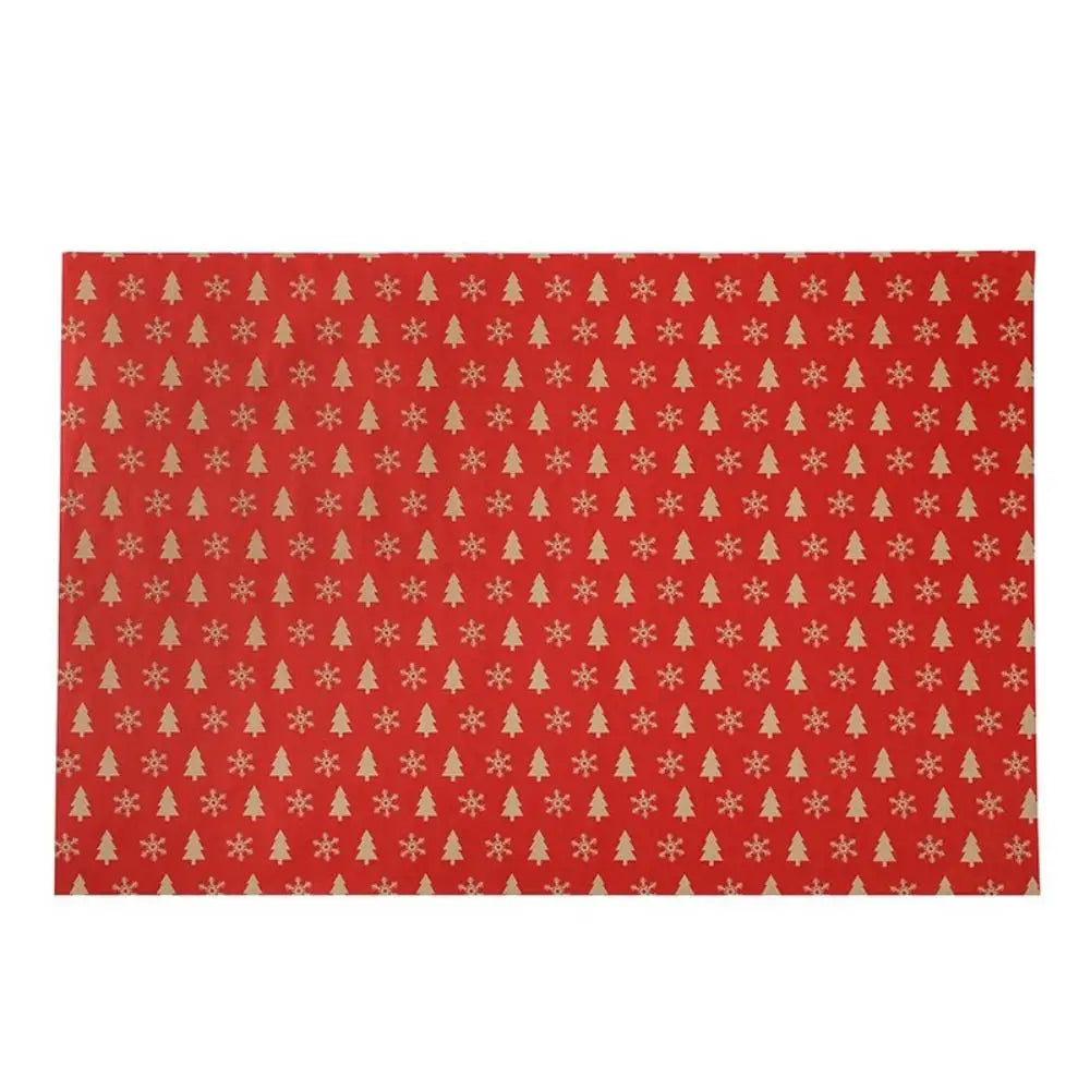 Christmas Kraft Wrapping Paper 50x70cm – Recyclable Gift Wrap