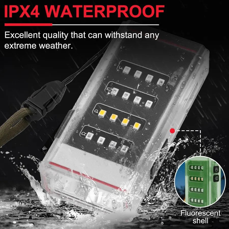 POCKETMAN 4-in-1 Rechargeable LED Flashlight | Camping & Outdoor