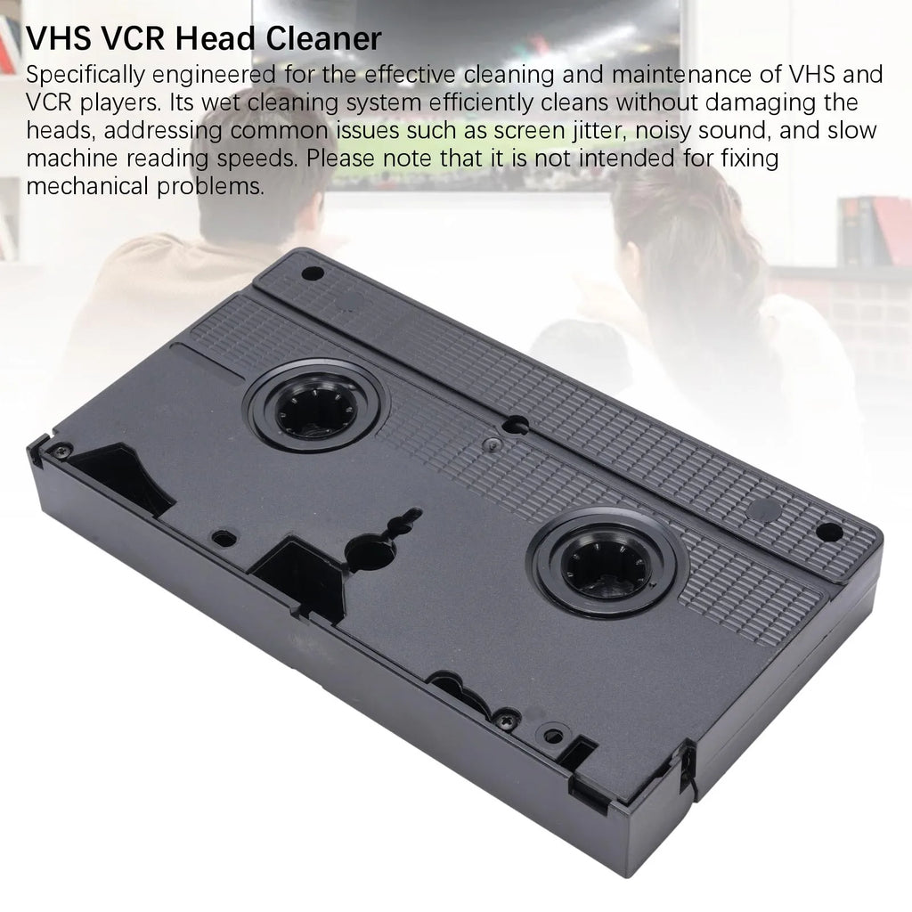 VHS Player Head Cleaner VCR Wet Technology Reusable Safe Cleaning