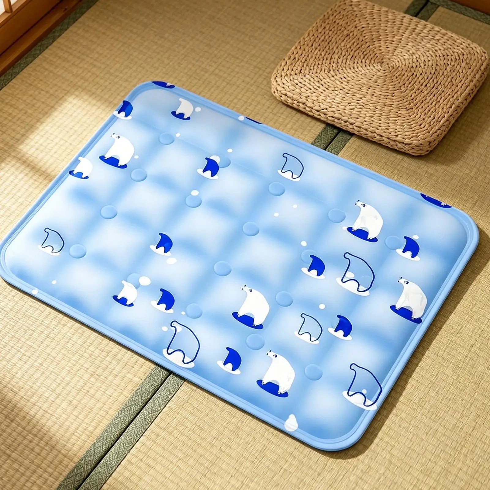 Pet Cooling Mat for Dogs & Cats – Washable Foldable Summer Pad Pet Cooling Mat Zpaxo
