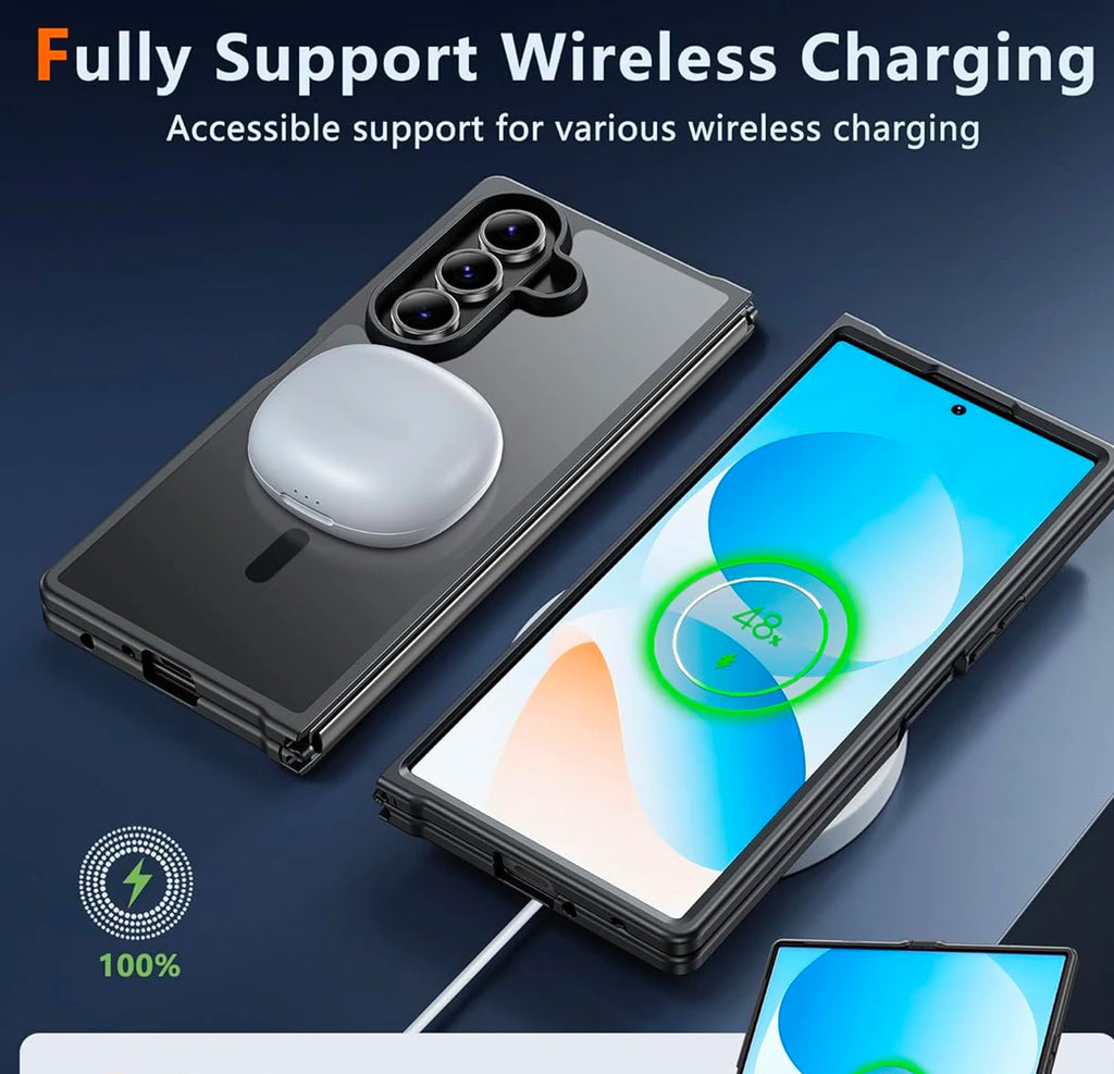 UYUXIO Magnetic Wireless Charging Mobile Phone Case Samsung Galaxy Z