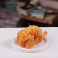 ▶1Set Mini Simulation Fried Chicken Miniatures Food Doll House Decor DIY Supplies Model Food Ornament Toy Dollhouse Accessories Zpaxo A1