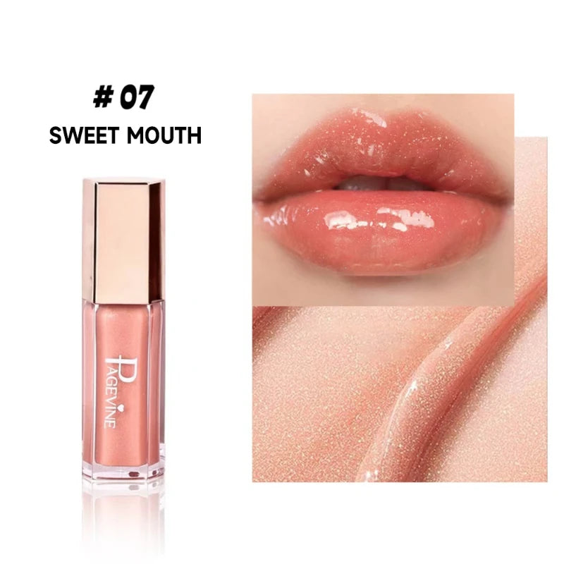 Mirror Gloss Lip Gloss – High Pigment Plumping Liquid Lipstick Lip Gloss Zpaxo 7