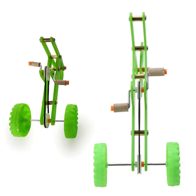 Funny Parrot Bike Toy Birds Training Plaything Supplies Interactive Props for Parakeet Cockatiel Conure Lovebird Bird Supplies Zpaxo