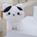 ▶1PCS 12cm Cartoon Little Cat Plush Toy Keychain Cute VIP Guests Cat Pendant Backapck Hangings Decoration Gifts Zpaxo White