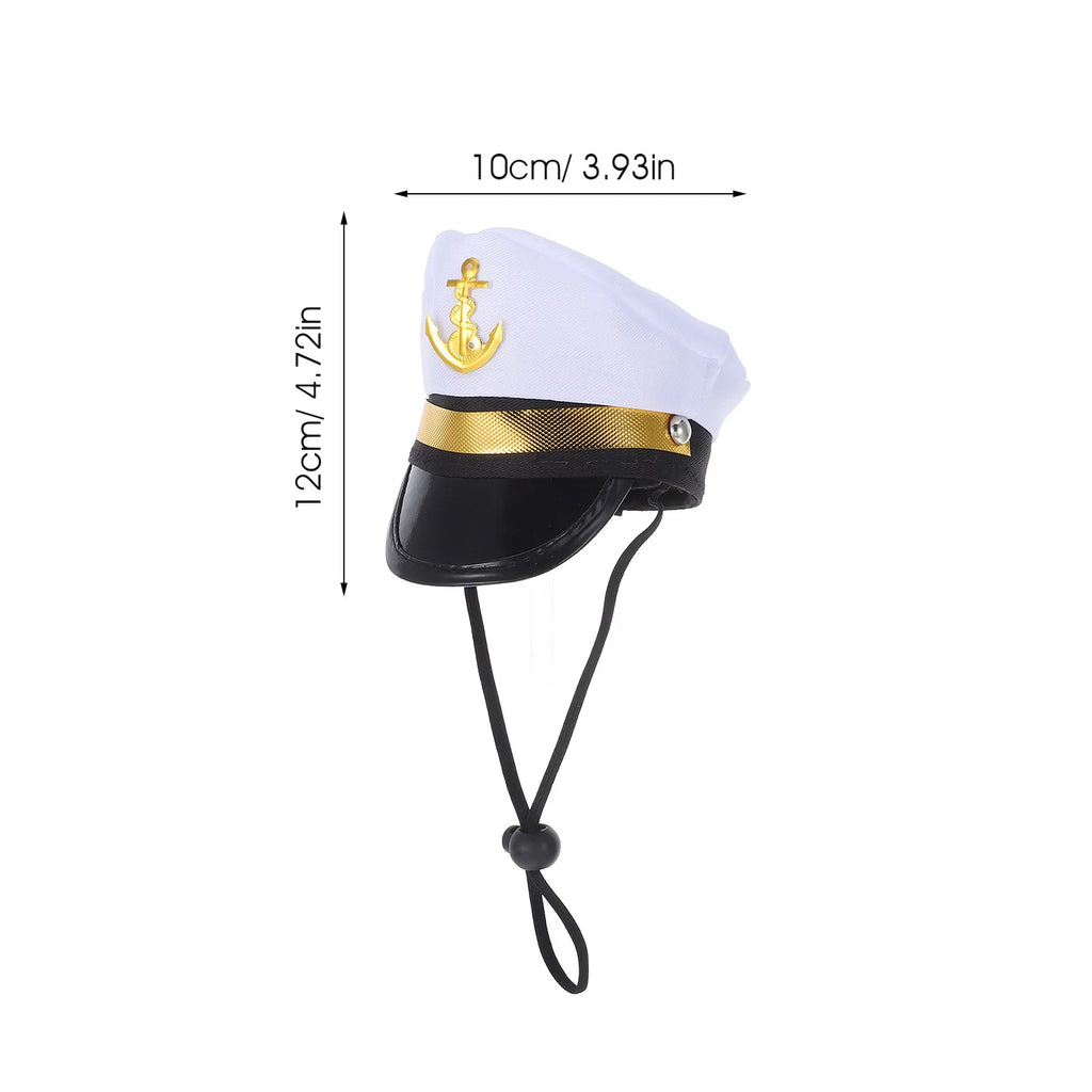 Pet Headgear Cat Dog Funny Cosplay Hat Adjustable Chin Band Suitable for Birthdays Halloween Christmas Photo Shoot Costume